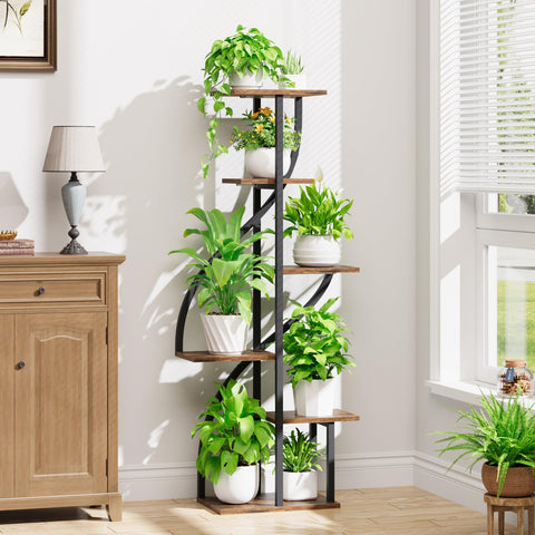 MOSTWOGO corner design fits small spaces while keeping plants neatly organized.