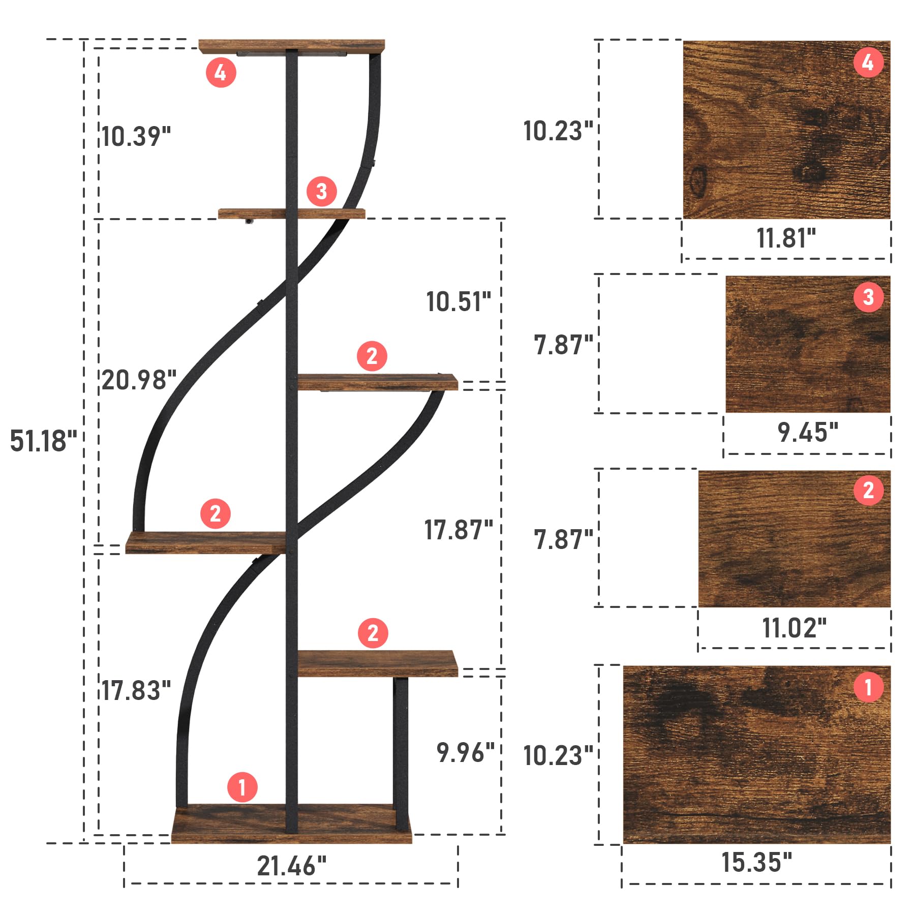 MOSTWOGO living room display elevates greenery into stylish decor.