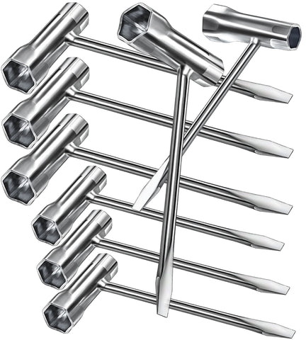 MotBach chainsaw wrench set with 13 by 19 mm ends offers compact on-site adjustments.