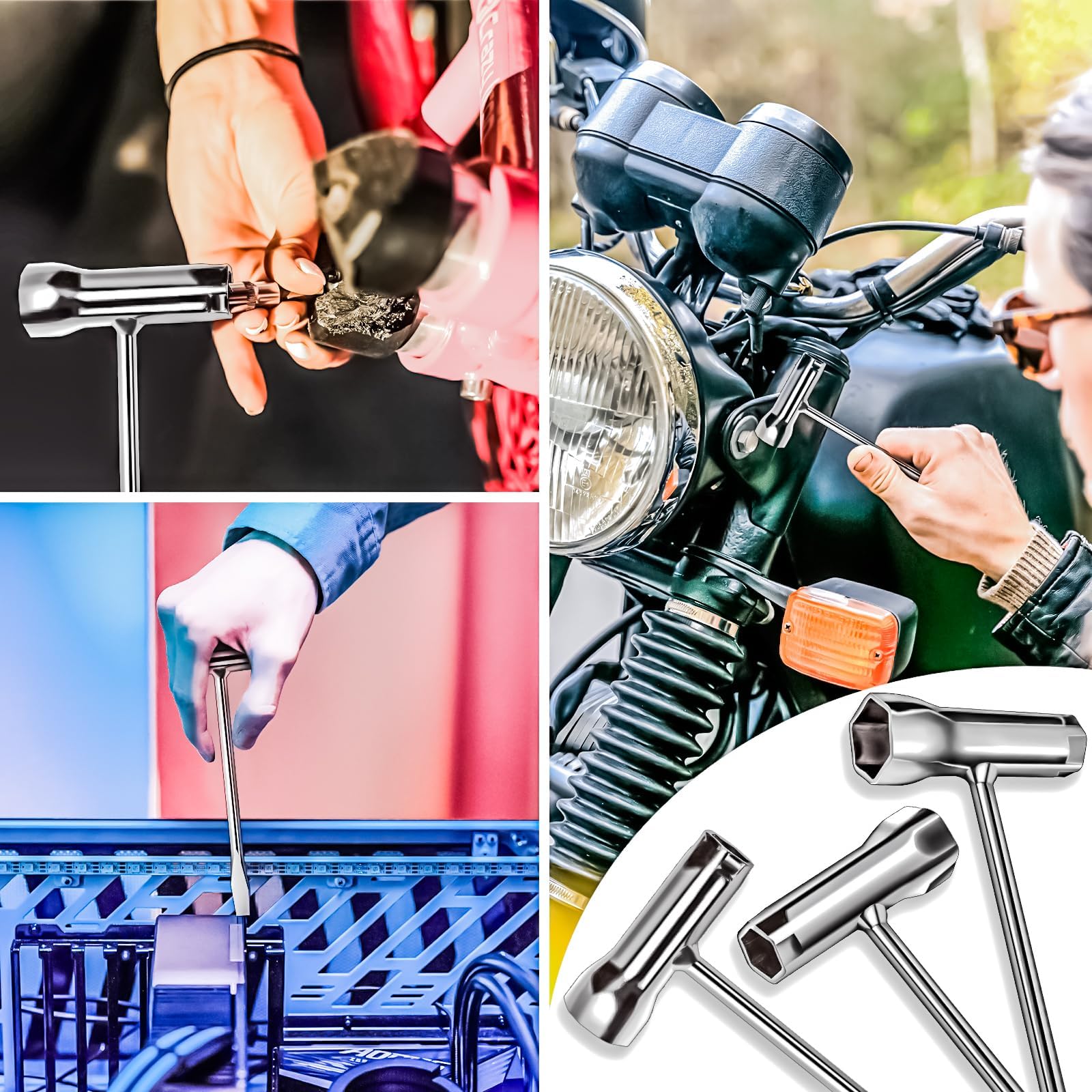 MotBach thickened-wrench body resists impact for reliable field use.