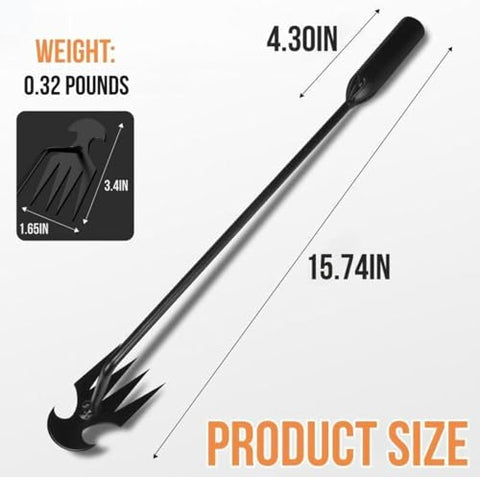 MOTEERLLU manganese steel body highlights durability for tough garden tasks.