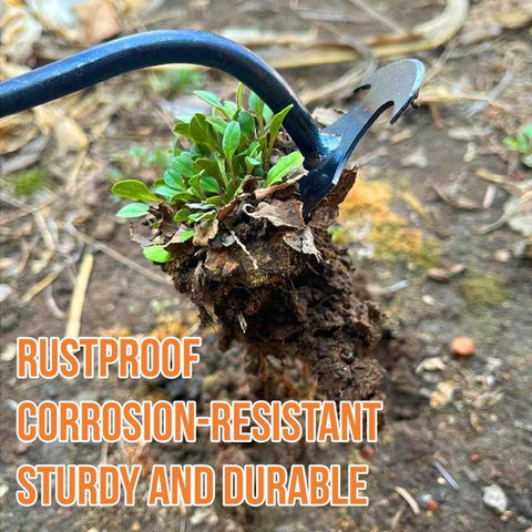 MOTEERLLU versatile garden hand tool for loosening soil and transplanting.