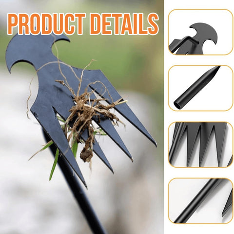 MOTEERLLU tool used between plants for careful weed removal.