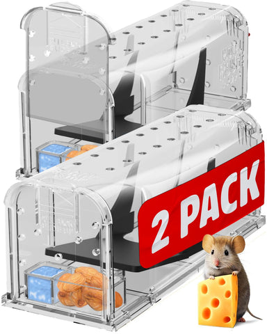 Motel Mouse humane trap ready to set for a stress-free catch.