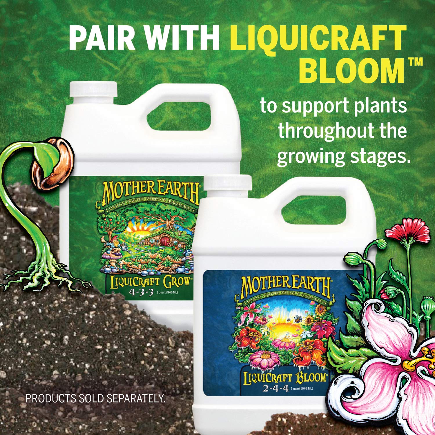 LiquiCraft Grow simple watering dilution routine.
