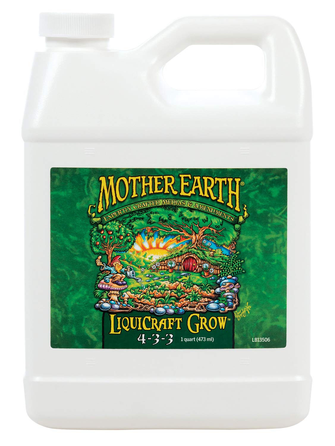 Mother Earth LiquiCraft Grow bottle pour enables precise vegetative feeding.