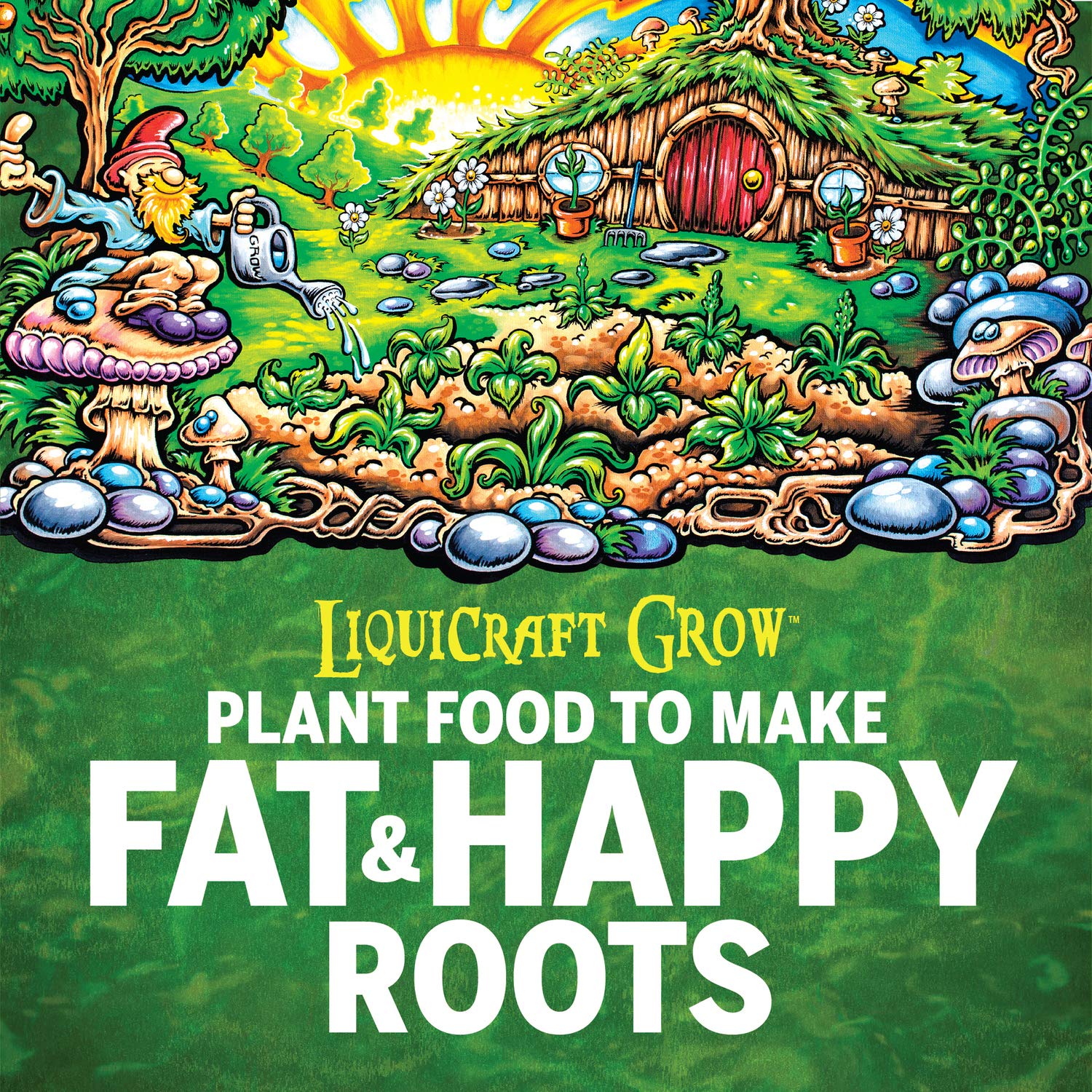 LiquiCraft Grow dilution guide helps accurate watering.