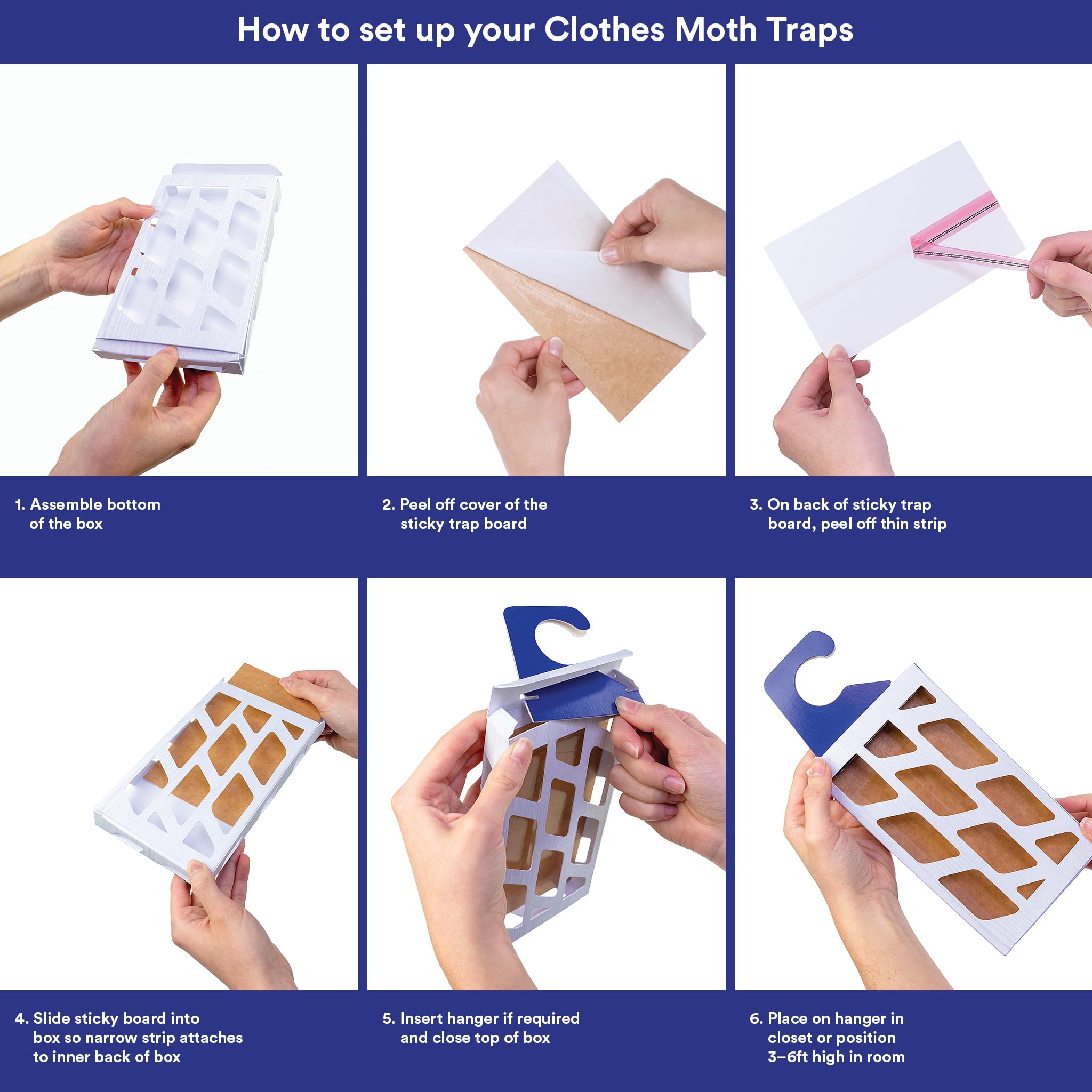 Refill strips shown for ongoing moth protection