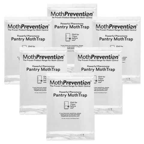 MothPrevention pantry-moth-deterrent captures moths near flour and nuts.