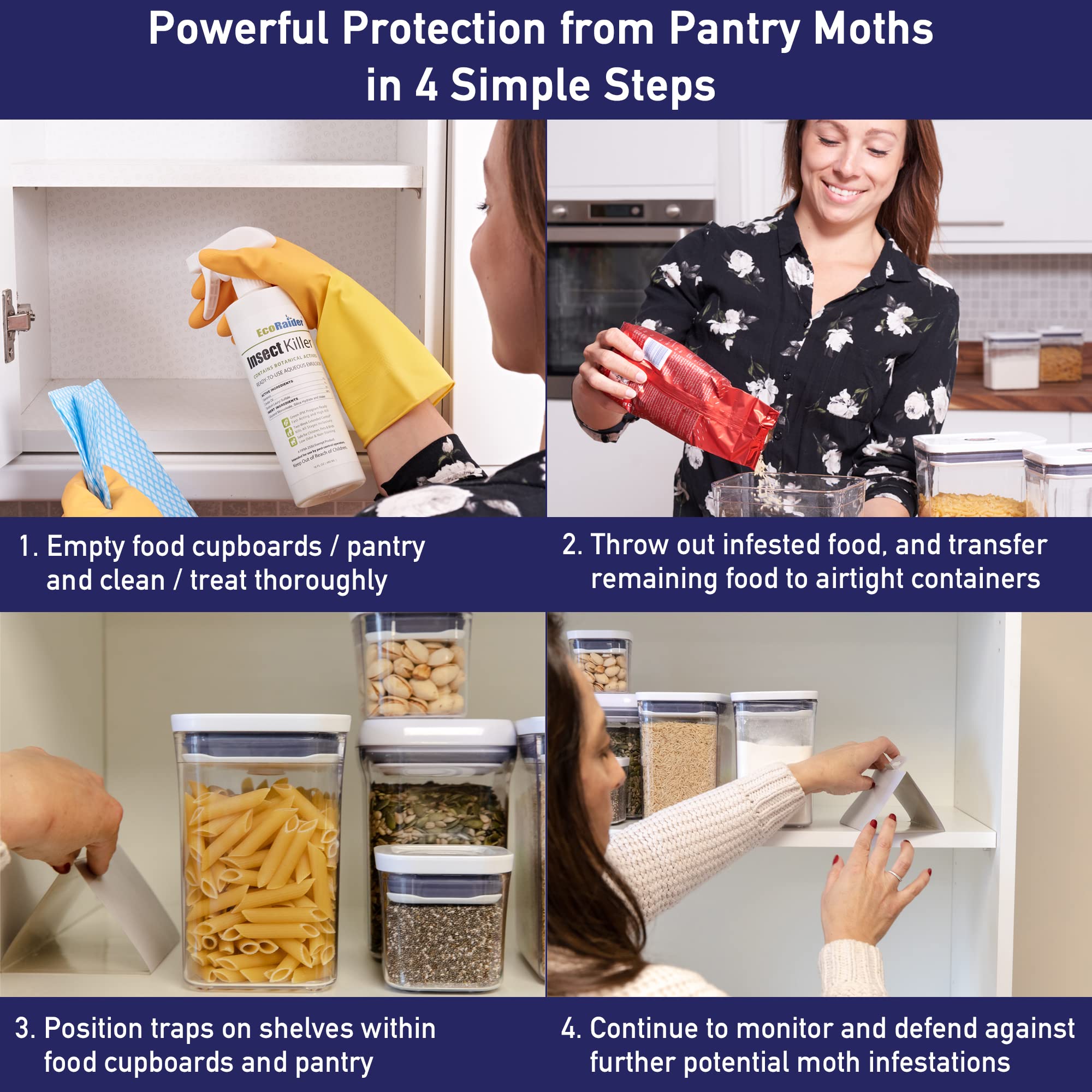 MothPrevention kitchen-protection with traps protects pantry staples daily.