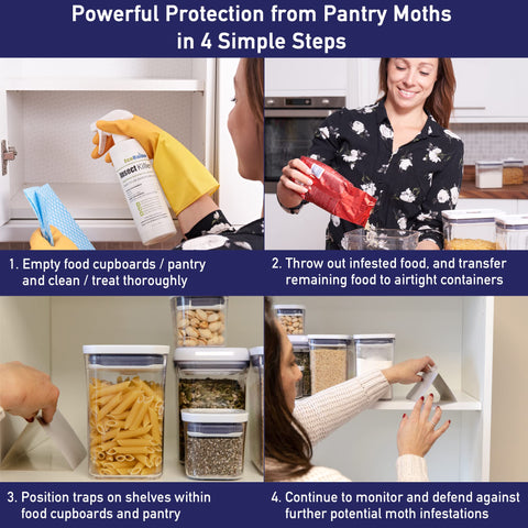 MothPrevention kitchen-protection with traps protects pantry staples daily.