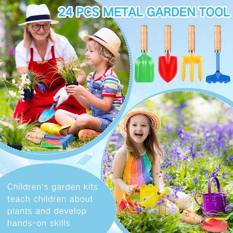 Motionchic kid fork for turning soil and aerating patches.