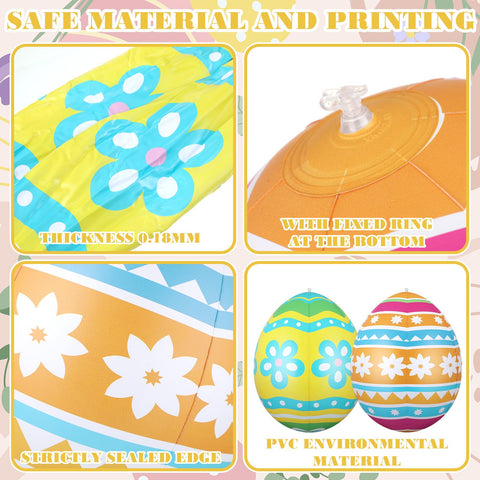 Motionchic PVC Easter ornaments built to last for seasonal use