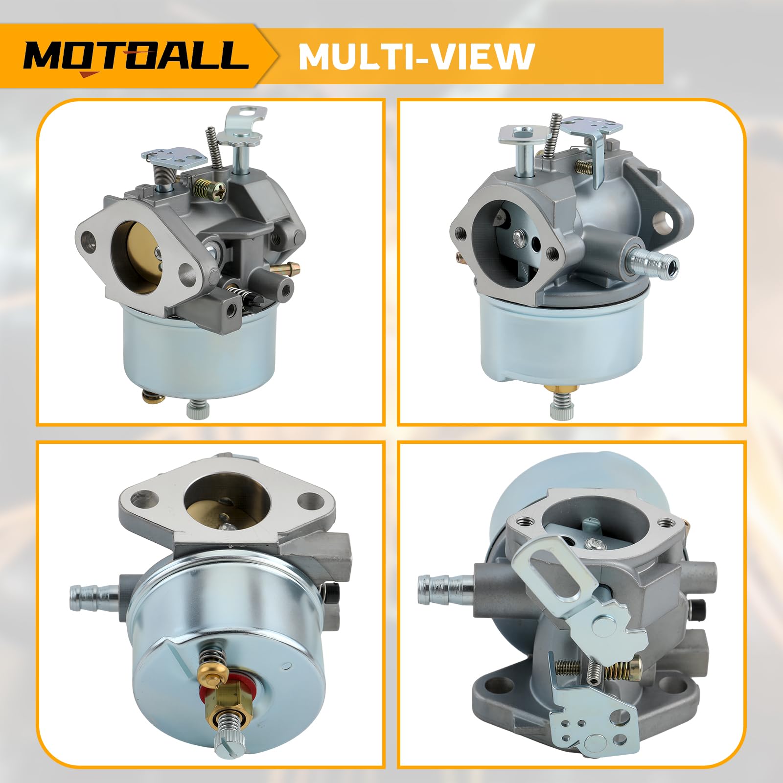 MOTOALL gasket and bolts provide secure installation and durable seal.