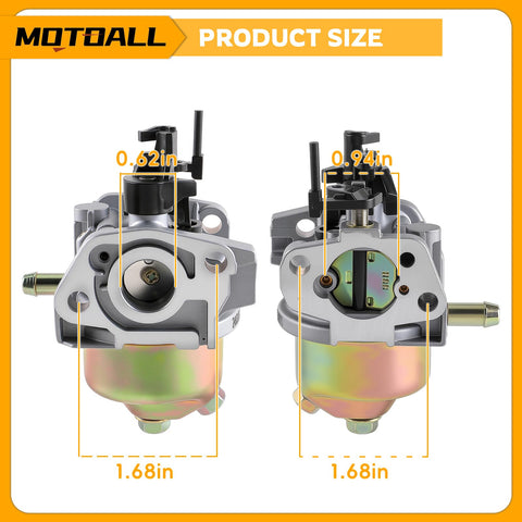 MOTOALL carburetor with gasket included ensuring a tight seal