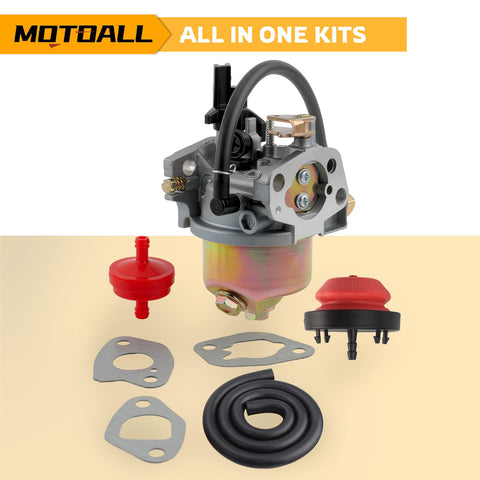 MOTOALL carburetor in-the-box components visual for easy replacement.