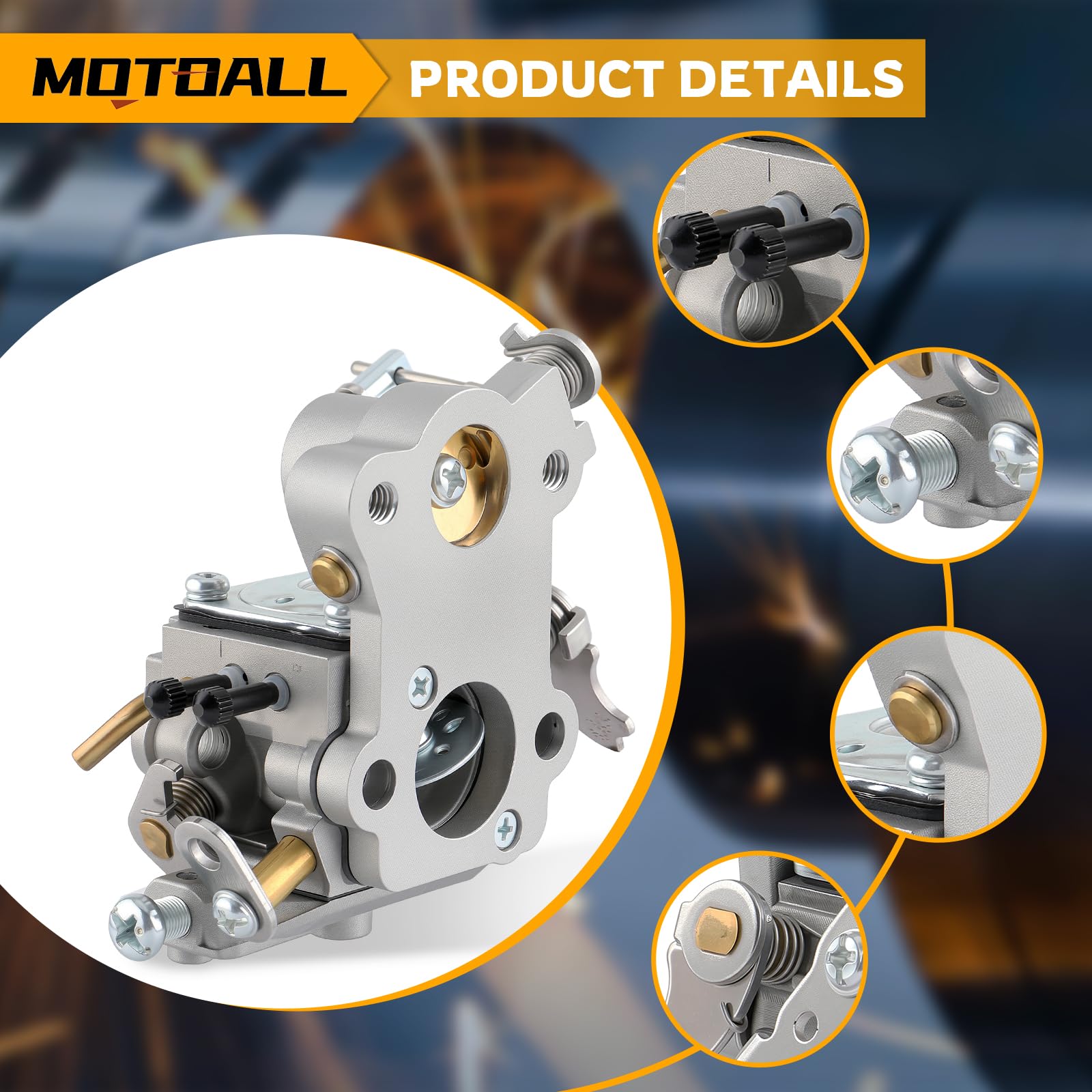 MOTOALL carburetor installation kit for Poulan Pro PP4218A