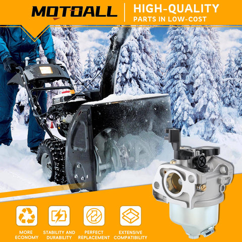 MOTOALL carburetor for Toro 38741-38744 models ensures smoother idle and starting.