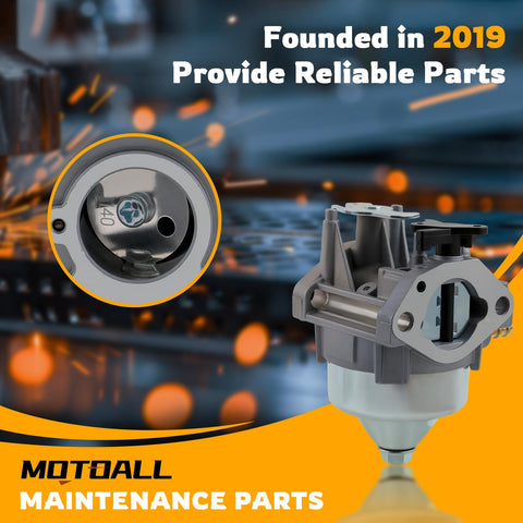 MOTOALL carburetor packaging includes seals and instructions