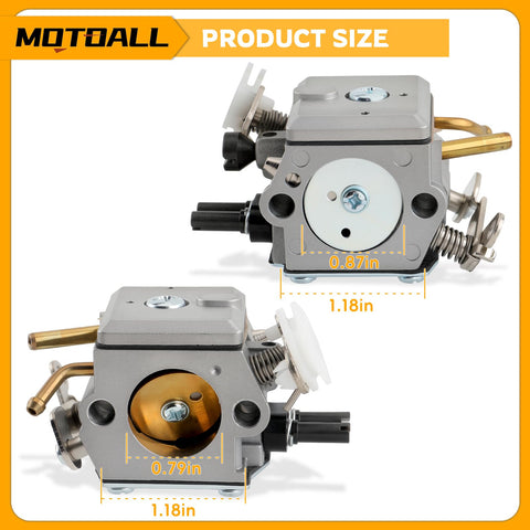 MOTOALL choke-rod detail aiding reliable throttle response