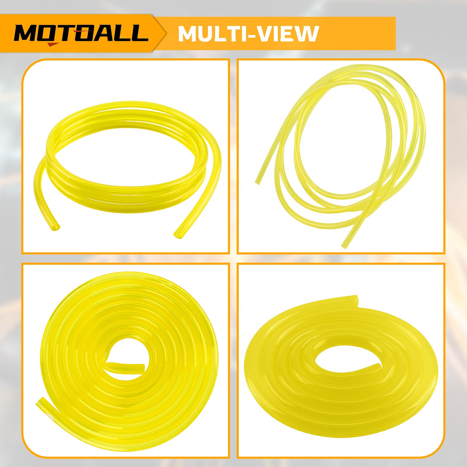MOTOALL fuel line hose 018-124 4ft for Poulan compatibility, versatile use