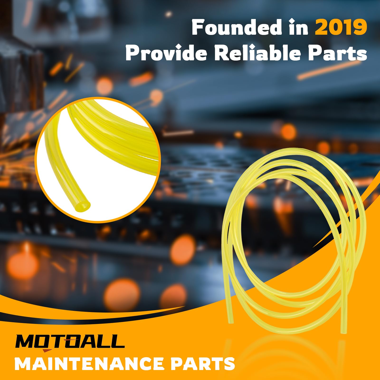 MOTOALL fuel line hose 018-316 4ft for PP series models, dependable supply