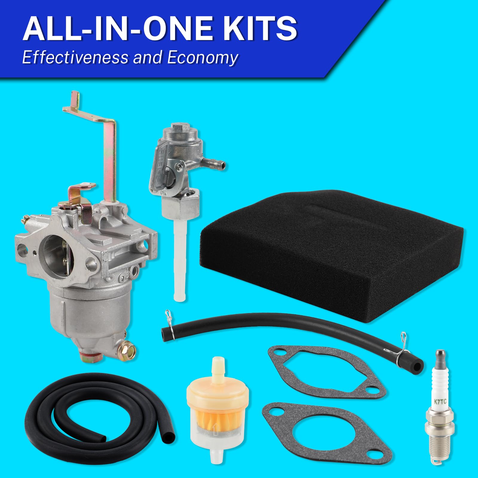 MOTOALL fuel valve switch included for quick control