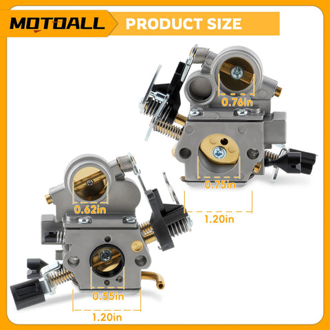 MOTOALL gasket set for carburetor replacement compatibility