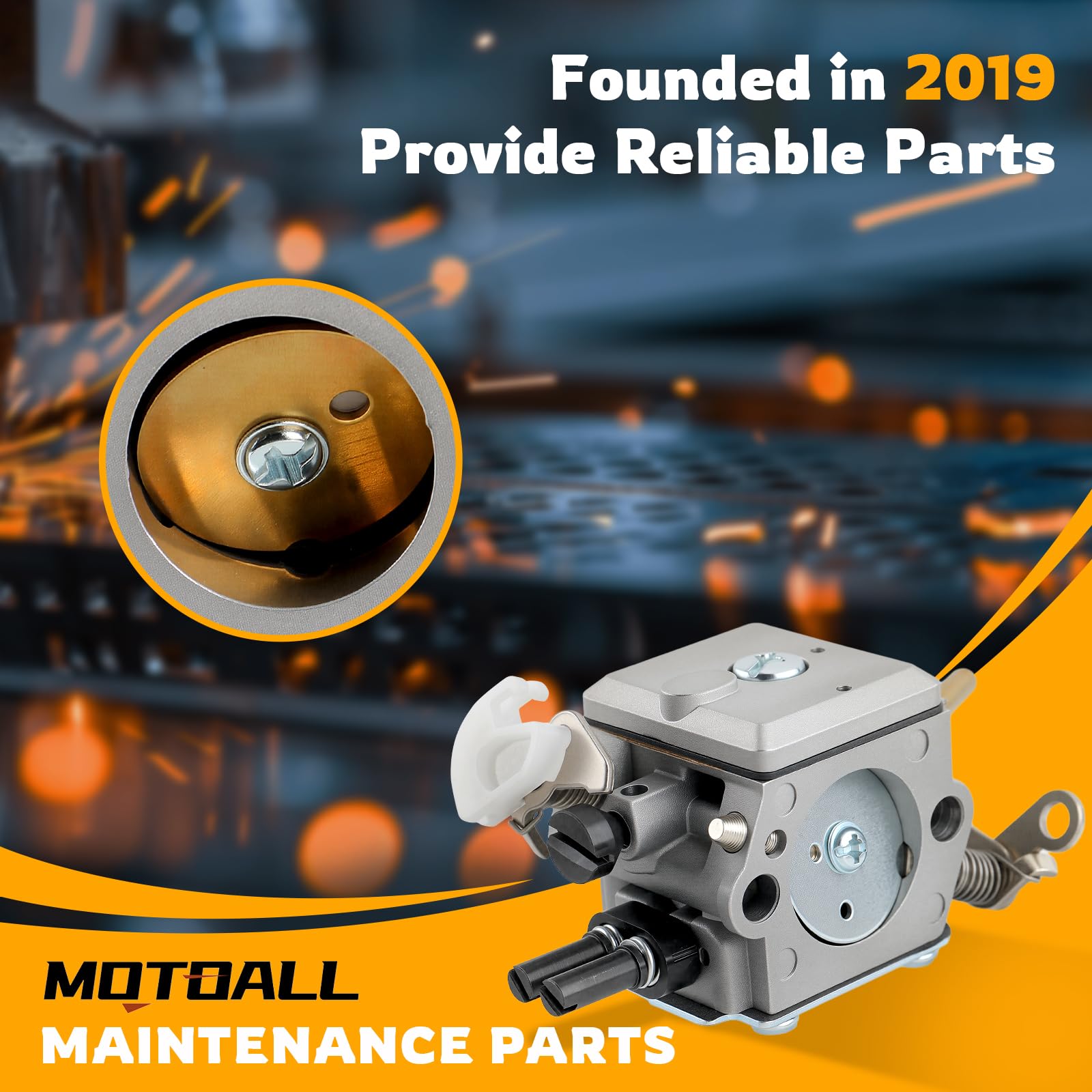 MOTOALL intake-support piece boosts carb assembly stability