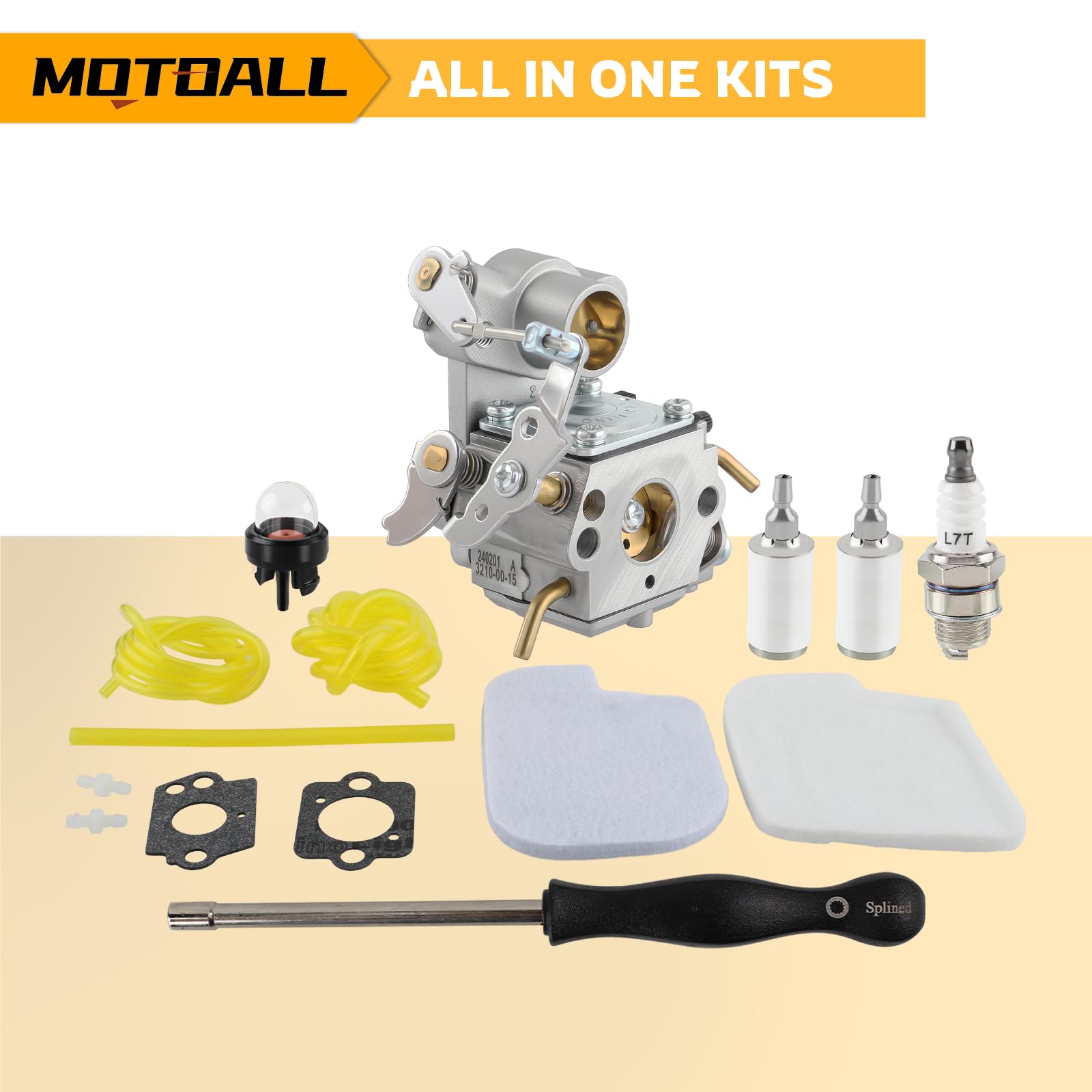 MOTOALL paired carburetor and filter improves PP4218A performance