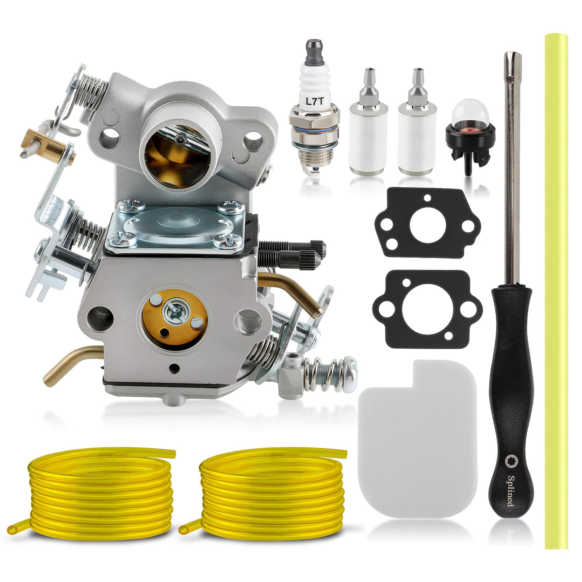 MOTOALL PP4218A carburetor design close-up showing fit for Poulan Pro.