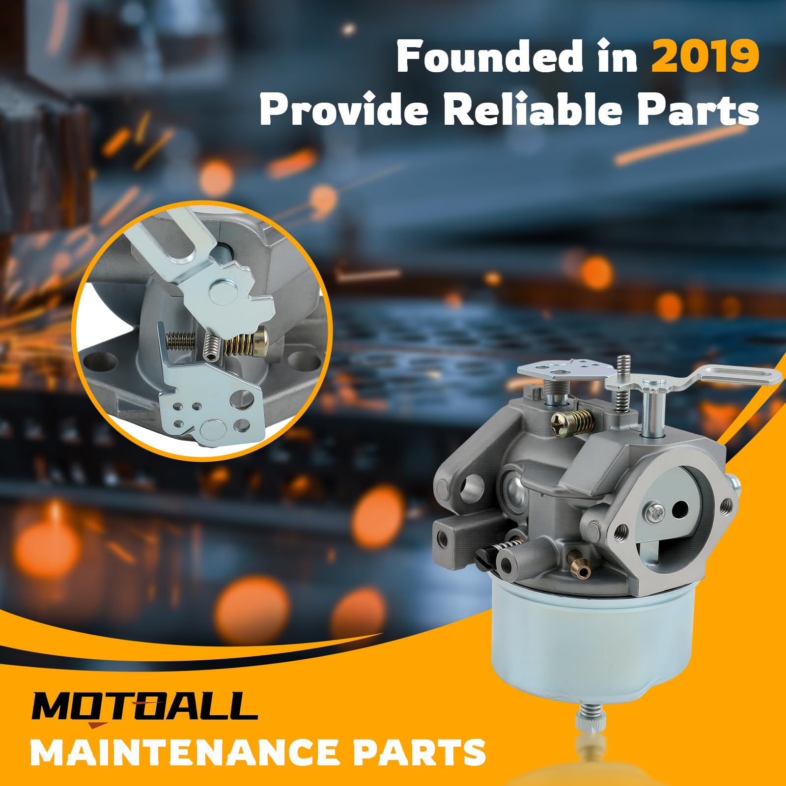 MOTOALL 632334A compatible with Tecumseh engines for reliable snow clearing.