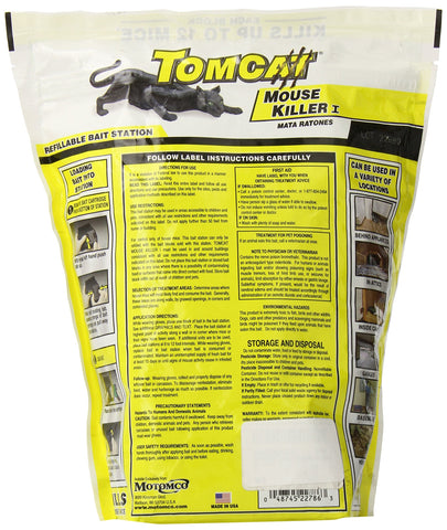 Motomco Tomcat 16 bait refills offering long-lasting pest control and easy replacement.