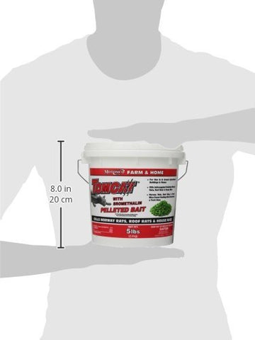 Motomco Tomcat Bromethalin Pellets in use scene for effective rodent management.