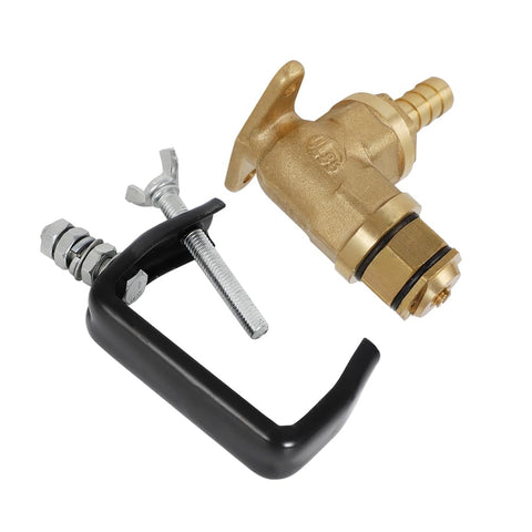 MOTOQUEEN rack clamp on a 2-inch tailgate for secure UTV mounting.