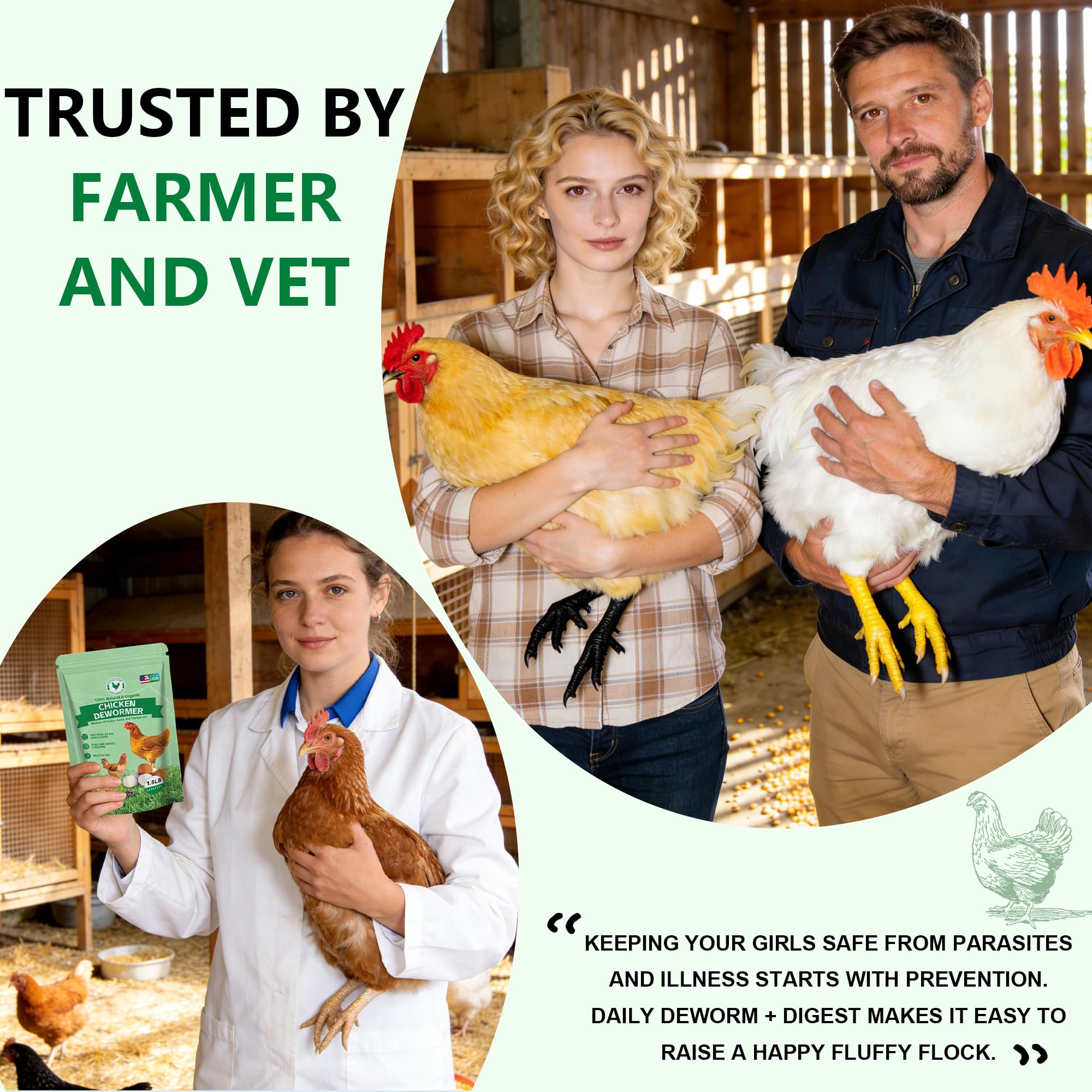 Chick dosing guide for Motrapso de-wormer powder