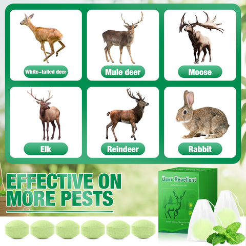 Motrapso deer repellent for outdoor use protecting vegetables and flowers