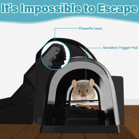 Motrapso safe-trigger mechanism inside cover helps prevent accidental triggering.