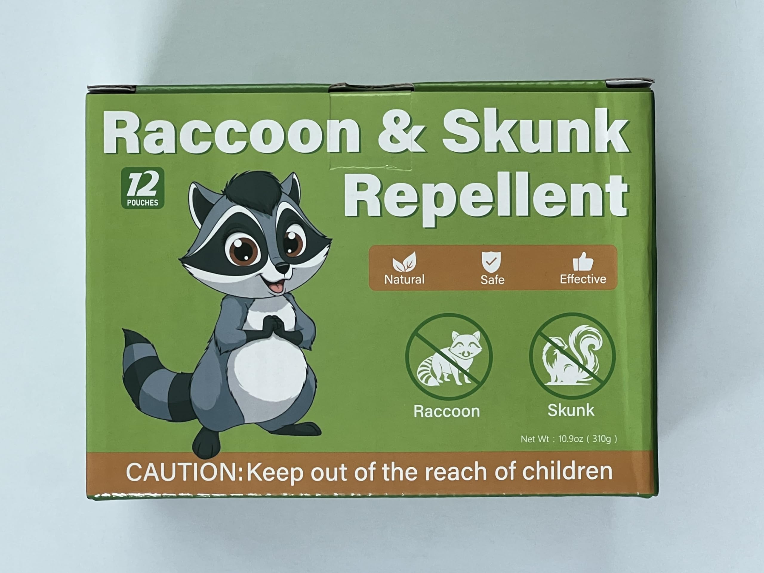 Motrapso Skunk Pouches in a woodland scene offering backyard deterrence