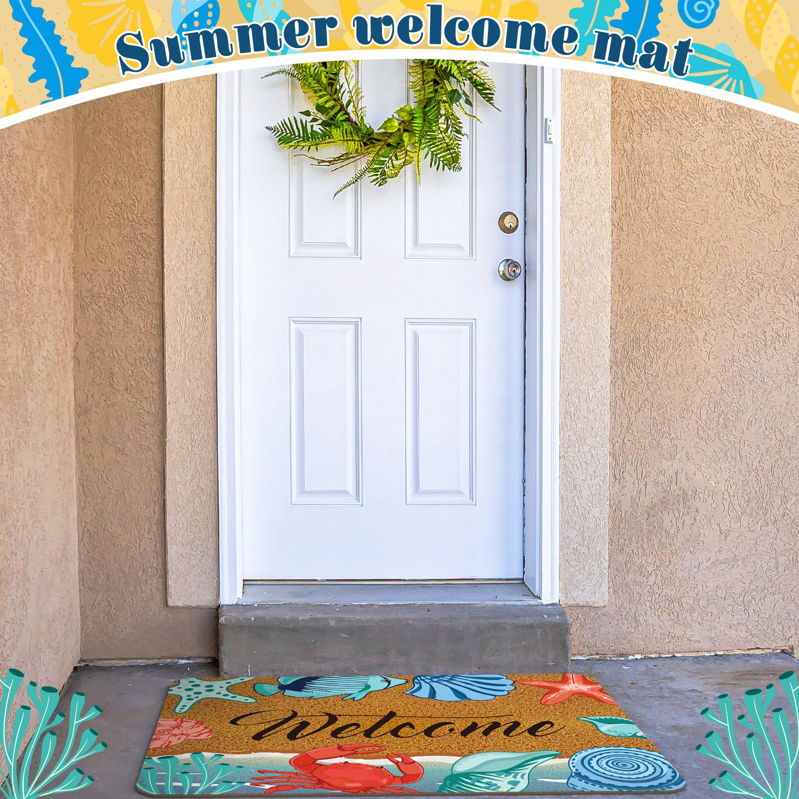 Moucuny two-design pack offers versatile options for multiple entrances.