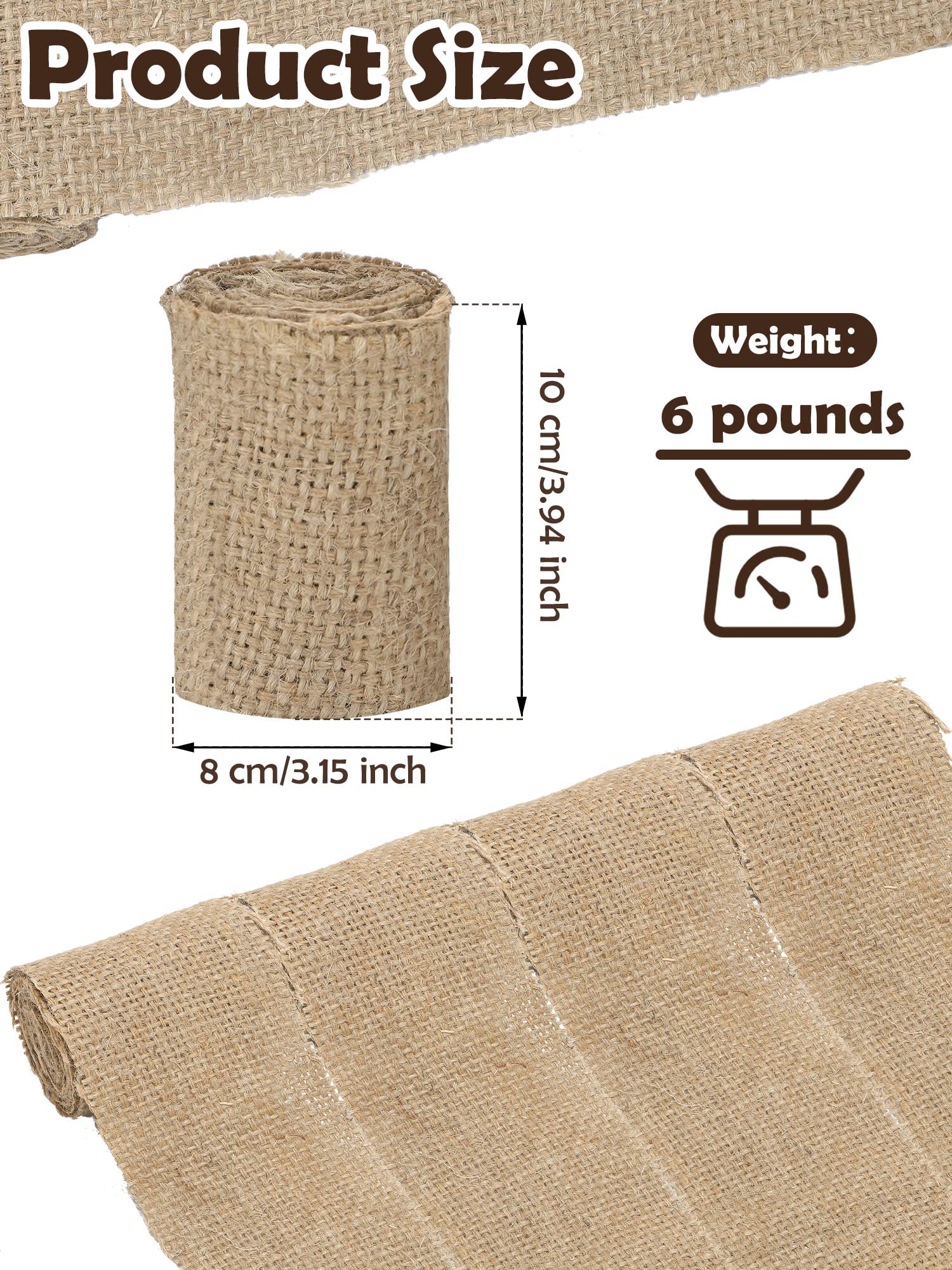 Moukeren bee smoker fuel roll packaging highlighting 6 lb supply for hive work