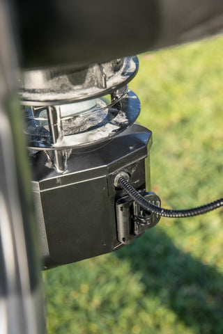 Moultrie easy bracket placement makes installation fast on square feeder legs