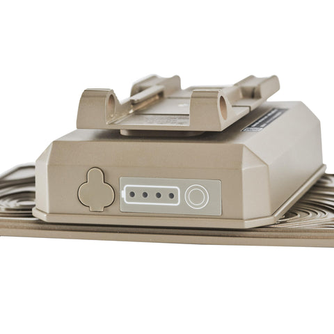 Moultrie EDGE 3 with Power Pack II in-field power extension.