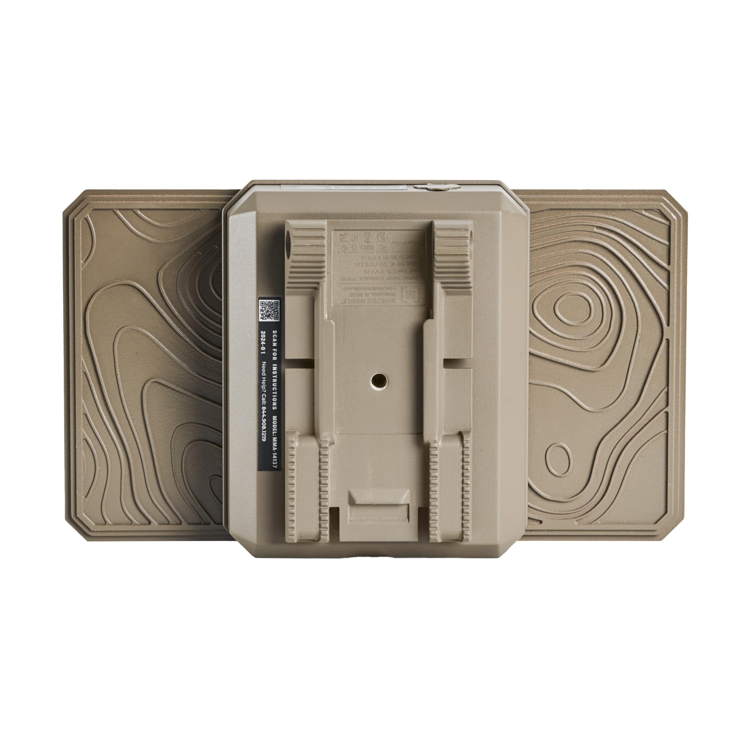 Moultrie Power Mag II charging with solar pack extends field operation.