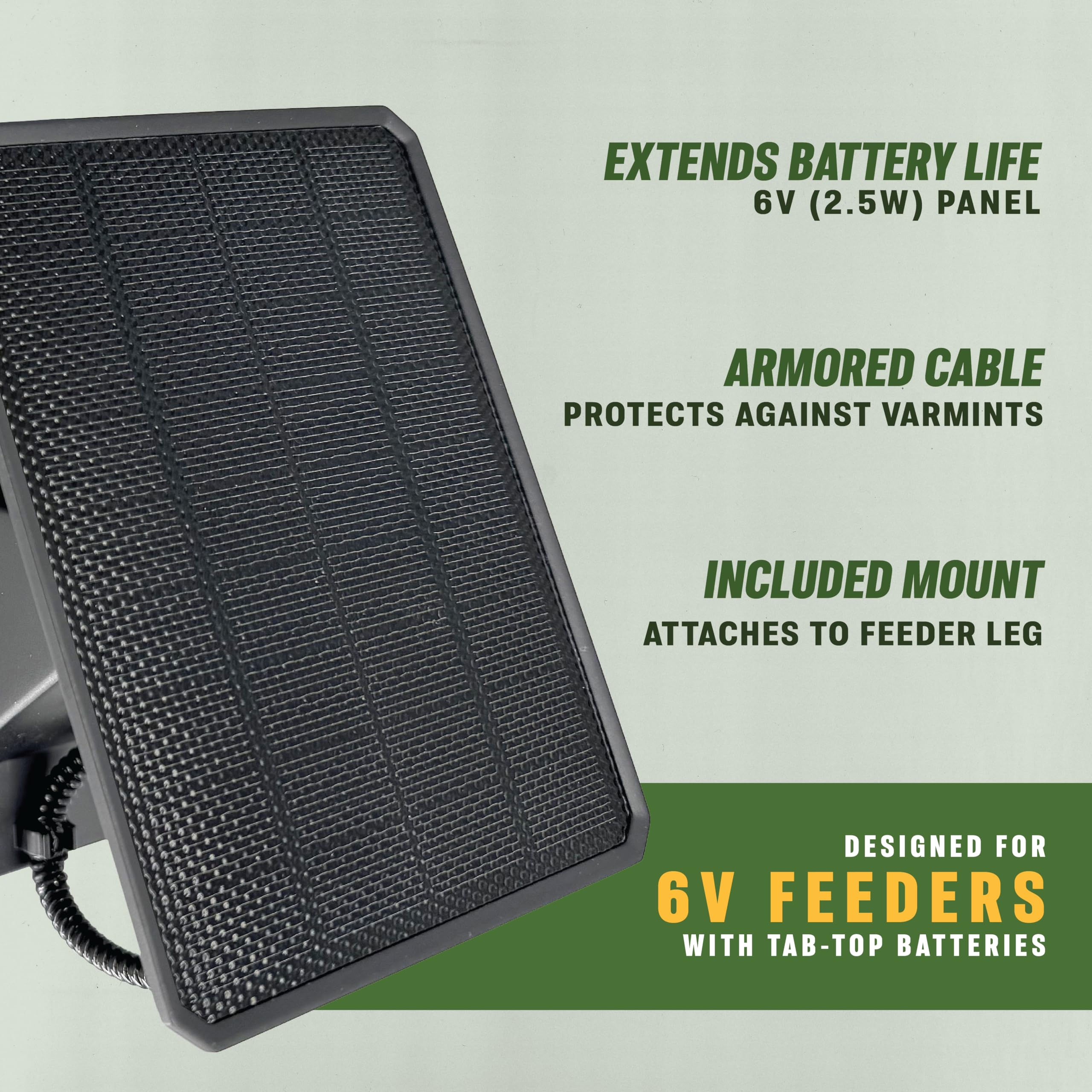 Moultrie Pro Hunter III compatibility ensures reliable solar-powered operation in the field
