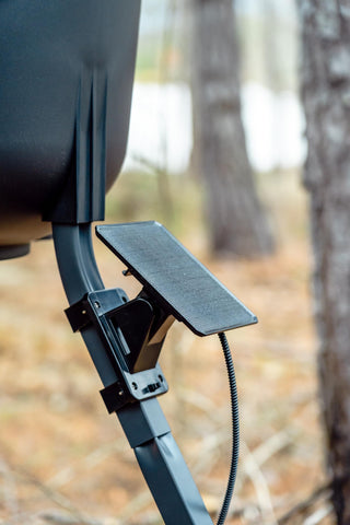 Moultrie waterproof armored cable guards against weather and critters for durable power