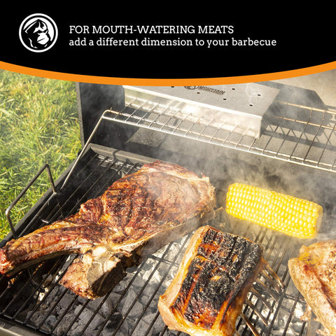Mountain Grillers durable stainless construction supports long outdoor grilling.