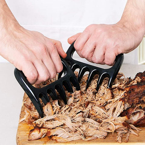 Mountain Grillers Meat Claws on a grill station for meal prep.