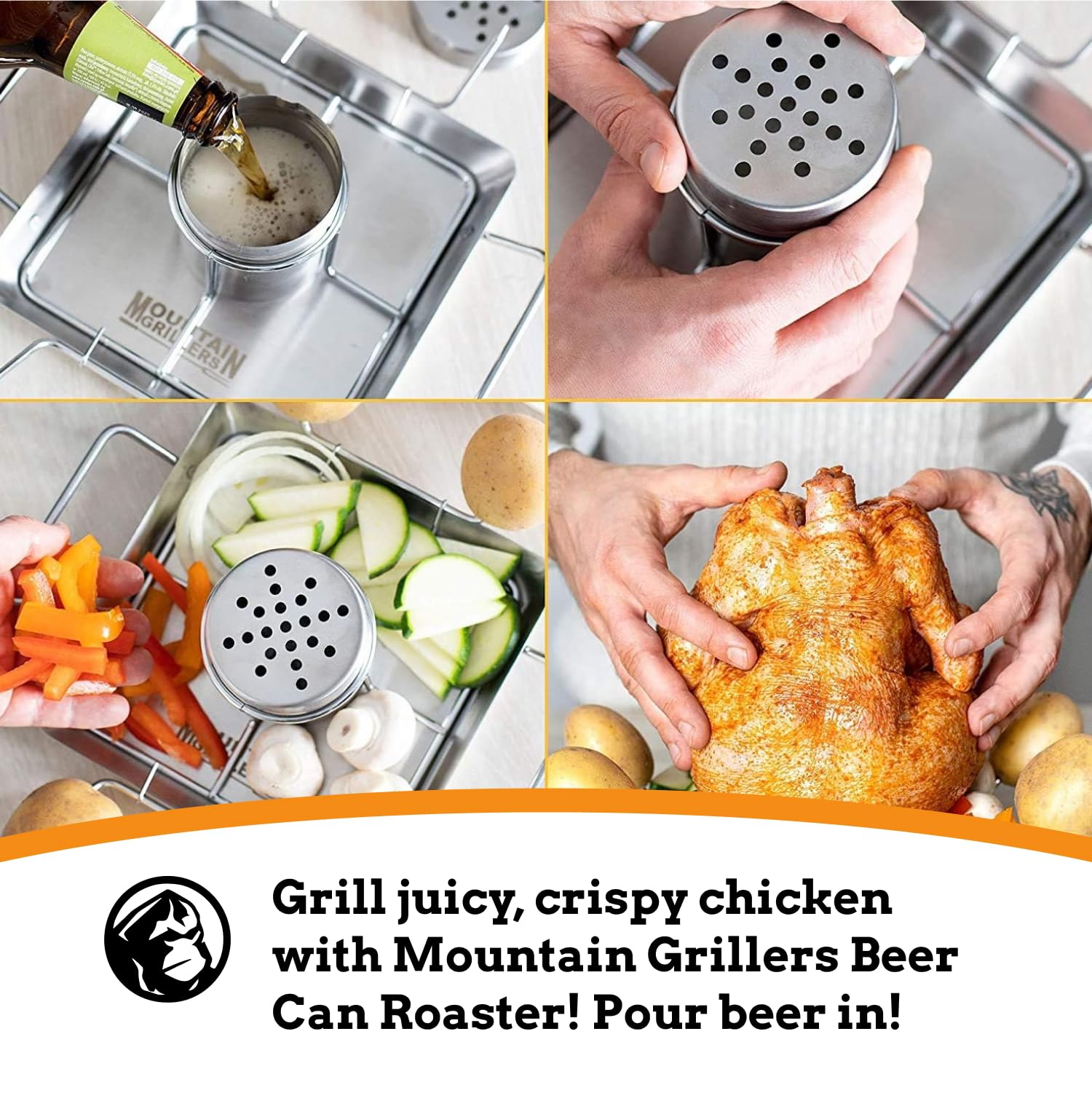 Mountain Grillers four vegetable spikes for roasting sides simultaneously