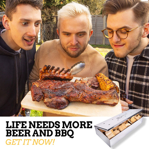 Mountain Grillers wood chip switch gives flavor variety for grilling.